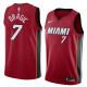 NBA Men Miami Heat Red #7 DRAGIC Jersey High Quality Name and Number Print