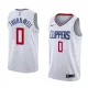 NBA Men Los Angeles Clippers White #0 THORN WELL Jersey High Quality Name and Number Print