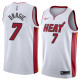 NBA Men Miami Heat White #7 DRAGIC Jersey High Quality Name and Number Print