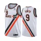NBA Men Los Angeles Clippers Retro White #9 SMITH Jersey High Quality Name and Number Print