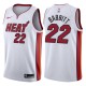 NBA Men Miami Heat White #22 BABBITT Jersey High Quality Name and Number Print