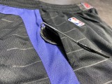 NBA Men Los Angeles Clippers Black Pant Short High Quality Name and Number Print