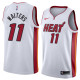 NBA Men Miami Heat White #11 WAITERS Jersey High Quality Name and Number Print