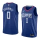 NBA Men Los Angeles Clippers Blue #0 THORN WELL Jersey High Quality Name and Number Print