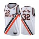 NBA Men Los Angeles Clippers Retro White #32 WALTON Jersey High Quality Name and Number Print