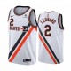 NBA Men Los Angeles Clippers Retro White #2 LEONARD Jersey High Quality Name and Number Print