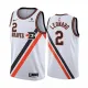 NBA Men Los Angeles Clippers Retro White #2 LEONARD Jersey High Quality Name and Number Print