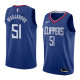 NBA Men Los Angeles Clippers Blue #51 MARJANOVIC Jersey High Quality Name and Number Print