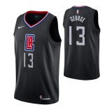 NBA Men Los Angeles Clippers Black #13 GEORGE Jersey High Quality Name and Number Print