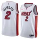 NBA Men Miami Heat White #2 ELLINGTON Jersey High Quality Name and Number Print