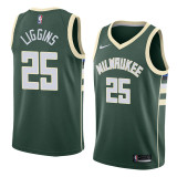 NBA Men Milwaukee Bucks Green #25 LIGGINS Jersey High Quality Name and Number Print