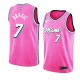 NBA Men Miami Heat Pink City #7 DRAGIC Jersey High Quality Name and Number Print