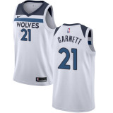 NBA Men Minnesota Timberwolves White #21 GRANETT Jersey High Quality Name and Number Print