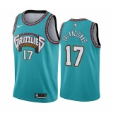 NBA Men Memphis Grizzlies Retro Green #17 VALANCIUNAS Jersey High Quality Name and Number Print