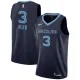 NBA Men Memphis Grizzlies Dark Blue #3 ALLEN Jersey High Quality Name and Number Print