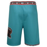 NBA Men Memphis Grizzlies Retro Green Pant  Short High Quality Name and Number Print