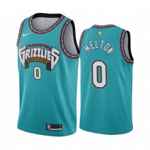 NBA Men Memphis Grizzlies Retro Green #0 MELTON Jersey High Quality Name and Number Print