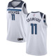 NBA Men Minnesota Timberwolves White #11 CRAWFORD Jersey High Quality Name and Number Print