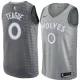 NBA Men Minnesota Timberwolves Grey City #0 TEAGUE Jersey High Quality Name and Number Print