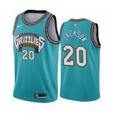 NBA Men Memphis Grizzlies Retro Green #20 JACKSON Jersey High Quality Name and Number Print