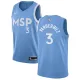 NBA Men Minnesota Timberwolves Light Blue City #3 VANDERBILT Jersey High Quality Name and Number Print