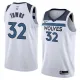 NBA Men Minnesota Timberwolves White #32 TOWNS Jersey High Quality Name and Number Print