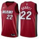 NBA Men Miami Heat Red #22 BABBITT Jersey High Quality Name and Number Print