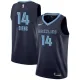 NBA Men Memphis Grizzlies Dark Blue #14 DIENG Jersey High Quality Name and Number Print