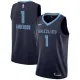 NBA Men Memphis Grizzlies Dark Blue #1 ANDERSON Jersey High Quality Name and Number Print