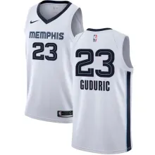 NBA Men Memphis Grizzlies White #23 GUDURIC Jersey High Quality Name and Number Print