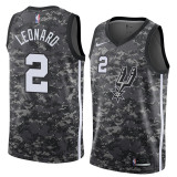 NBA Men San Antonio Spurs camouflage #2 LEONARD Jersey High Quality Name and Number Print