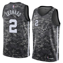 NBA Men San Antonio Spurs camouflage #2 LEONARD Jersey High Quality Name and Number Print