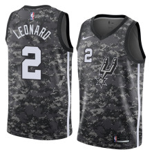 NBA Men San Antonio Spurs camouflage #2 LEONARD Jersey High Quality Name and Number Print