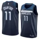 NBA Men Minnesota Timberwolves Dark Blue #11 CRAWFORD Jersey High Quality Name and Number Print