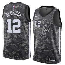 NBA Men San Antonio Spurs camouflage #12 ALDRIDGE Jersey High Quality Name and Number Print