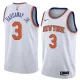 NBA Men New York Knicks White #3 HARDAWAY JR. Jersey High Quality Name and Number Print