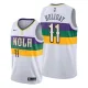 NBA Men New Orleans Pelicans White City #11 HOLIDAY Jersey High Quality Name and Number Print