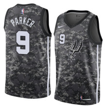 NBA Men San Antonio Spurs camouflage #9 PARKER Jersey High Quality Name and Number Print