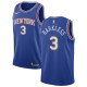 NBA Men New York Knicks Blue #3 HARKLESS Jersey High Quality Name and Number Print