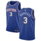 NBA Men New York Knicks Blue #3 HARKLESS Jersey High Quality Name and Number Print