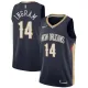 NBA Men New Orleans Pelicans Dark Blue #14 INGRAM Jersey High Quality Name and Number Print