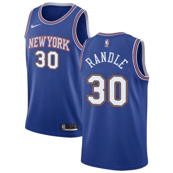 NBA Men New York Knicks Blue #30 RANDLE Jersey High Quality Name and Number Print