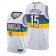 NBA Men New Orleans Pelicans White City #15 JACKSON Jersey High Quality Name and Number Print