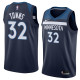 NBA Men Minnesota Timberwolves Dark Blue #32 TOWNS Jersey High Quality Name and Number Print