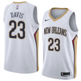 NBA Men New Orleans Pelicans White #23 DAVIS Jersey High Quality Name and Number Print