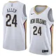 NBA Men New Orleans Pelicans White #24 ALLEN Jersey High Quality Name and Number Print