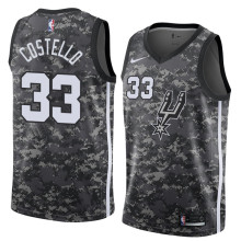 NBA Men San Antonio Spurs camouflage #33 COSTELLO Jersey High Quality Name and Number Print