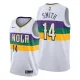 NBA Men New Orleans Pelicans White City #14 SMITH Jersey High Quality Name and Number Print