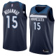 NBA Men Minnesota Timberwolves Dark Blue #15 MUHAMMAD Jersey High Quality Name and Number Print