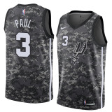 NBA Men San Antonio Spurs camouflage #3 PAUL Jersey High Quality Name and Number Print